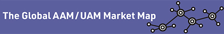 Global AAM/UAM Market Map logo at top