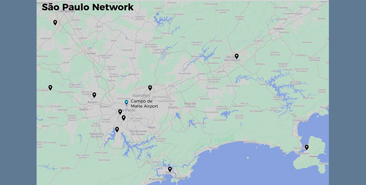UrbanV and Pax. Sao P map